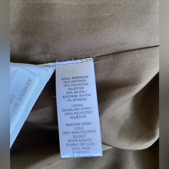 Loft mini skirt khaki green size 0 - Picture 5 of 5